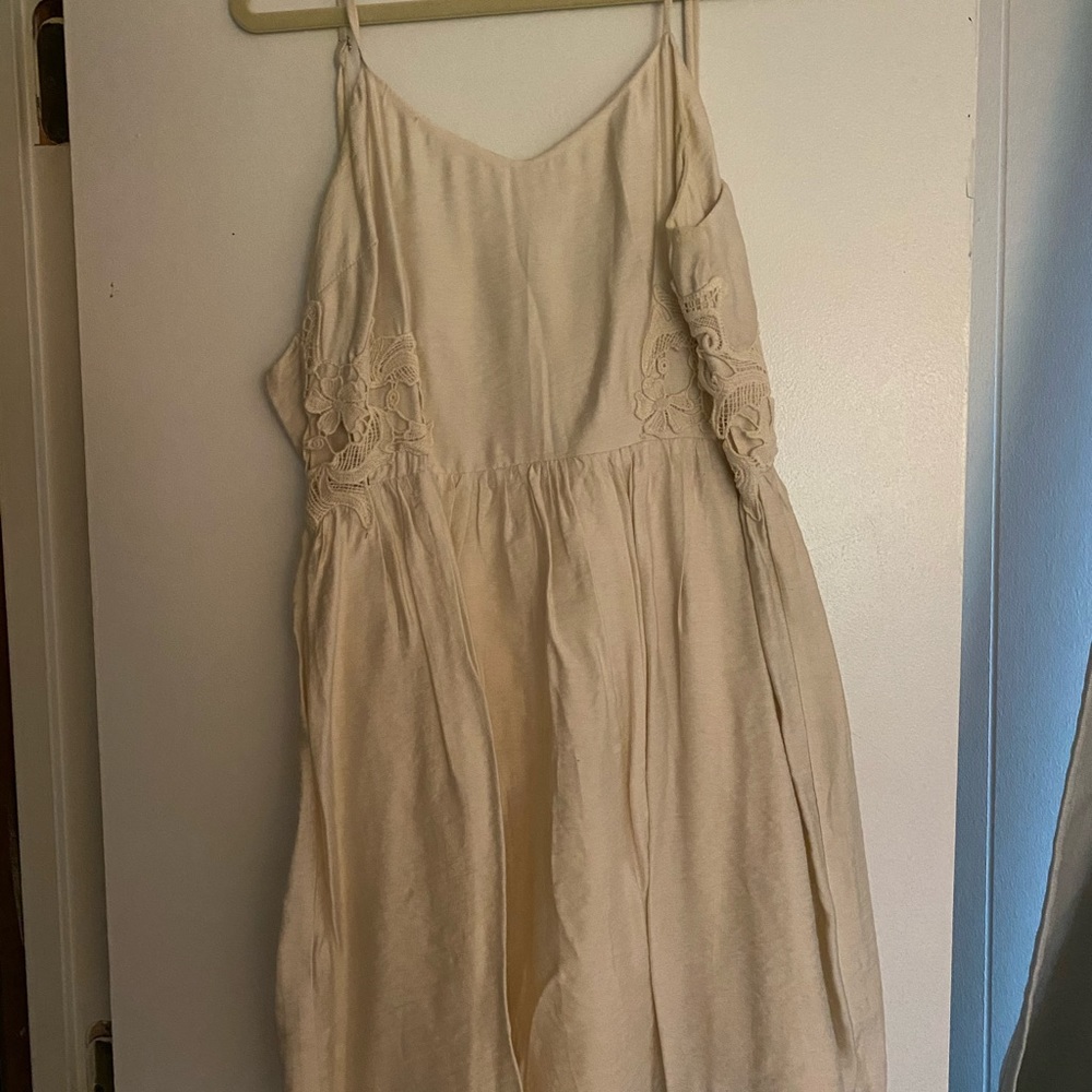 Forever 21 Cream Mini Dress Size M